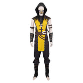 Mortal Kombat X MKX Scorpion Yellow Set Outfits Cosplay Costume